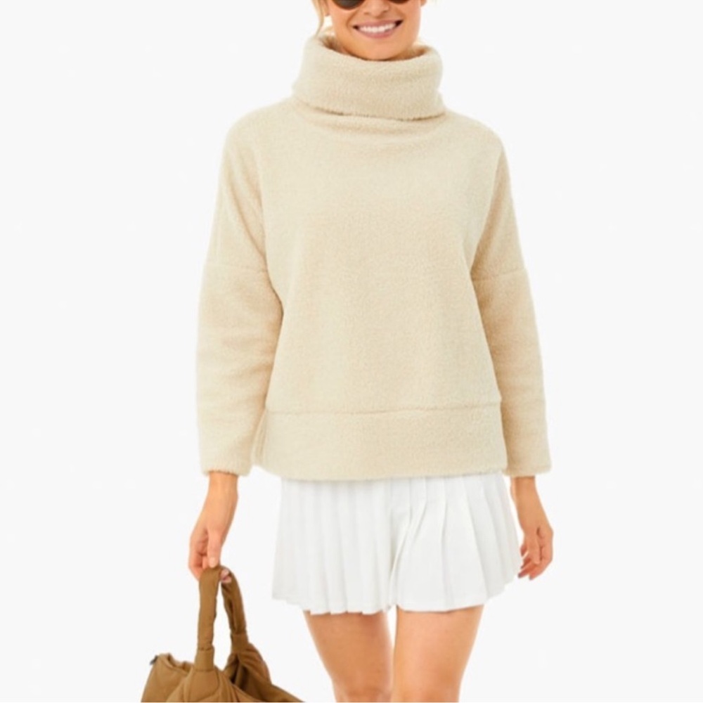Tuckernuck Cream Cowl Neck Sweater